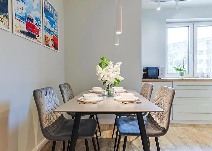 W Gdyni Na Wiejskiej アパート *